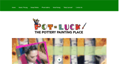 Desktop Screenshot of potluck-pottery.com